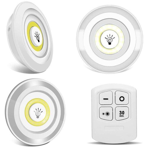  3x bežična led cob lampa s daljinskim upravljačem Cijene