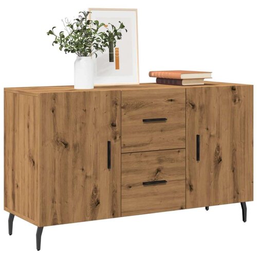 vidaXL Komoda artisan hrast 100x36x60 cm inženirski les Cene