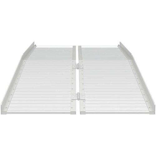  Ramp za invalidska kolica Srebrno 152 x 73 x 11 cm Aluminij Slike