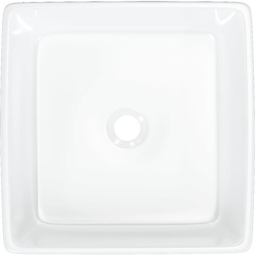  Umivaonik bijeli 37 x 37 x 13 cm keramički četvrtasti Slike