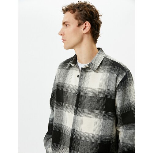 Koton Lumberjack Shirt Buttoned Classic Collar Long Sleeve Slike