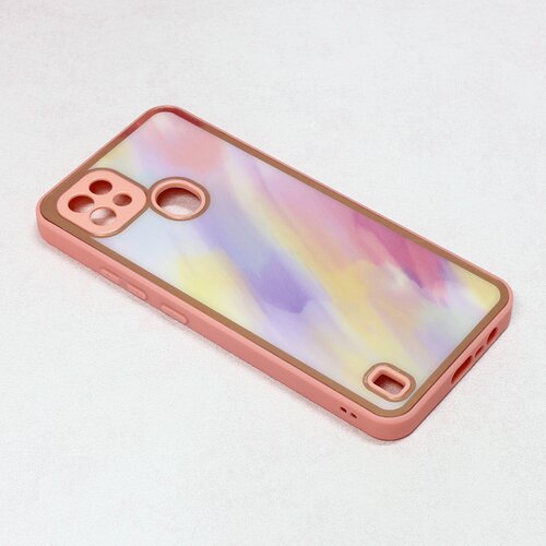 Maska candy marble za realme C21 svetlo ljubicasta Slike
