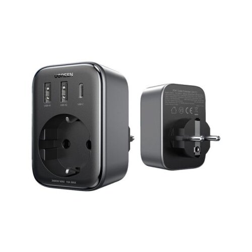 Ugreen Nexode 4v1 USB vtičnica 30W z 2xUSB, 1xUSB-C in Quick Charge Cene