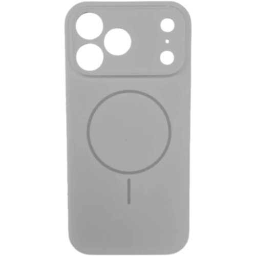 Lux silikonska futrola za bežično punjenje za iPhone 17 Pro, Siva Cene