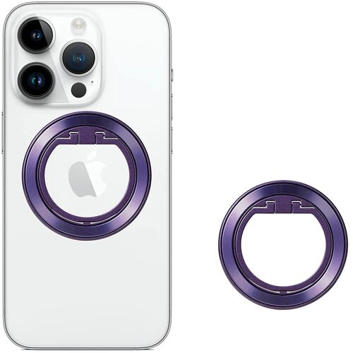 Techsuit MagSafe telefonski prsten (MPR2) &ndash; Okrugli oblik- aluminijska legura &ndash; Ljubičasta Cijene