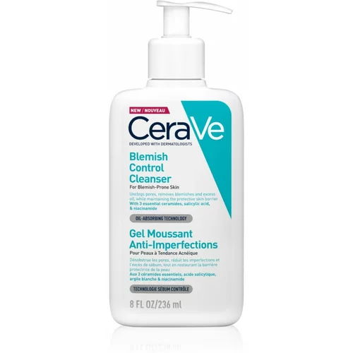 CeraVe Blemish Control gel za čišćenje za nepravilnosti na licu sklono aknama 236 ml