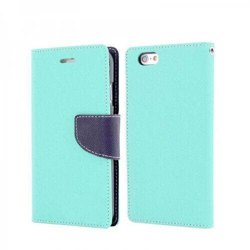  Preklopna torbica Fancy Diary LG G4 H815 - mint moder Slike