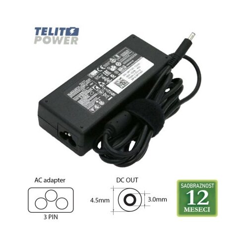 Dell 19.5V-4.62A (4.5&amp;times;3.0) ADP-90LD D 90W laptop adapter za XPS - inspiron ( 5210 ) Slike