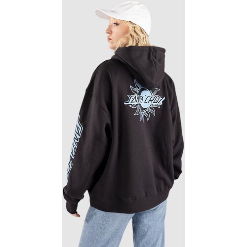 Santa Cruz Crescent Strip Pulover s kapuco black wash Slike