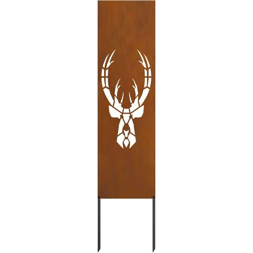 VidaXL Dekorativna ploča za vrt Rđa 32 x 140 cm Slike