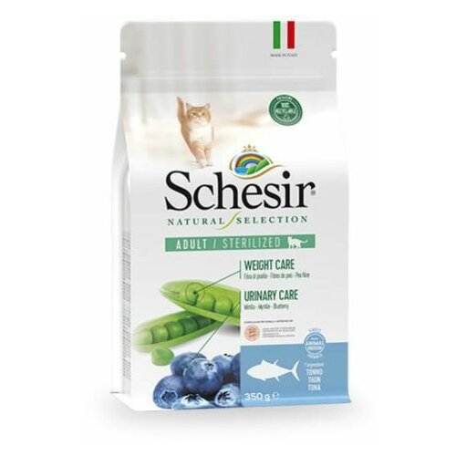 Schesir Dry Cat Natural Selection Sterilized Tunjevina, hrana za mačke 1.4 kg Cene