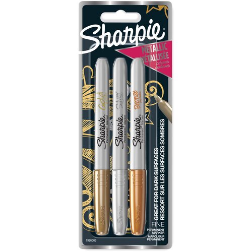 Sharpie Permanentni marker SHARPIE Metallic, 3/1 Slike