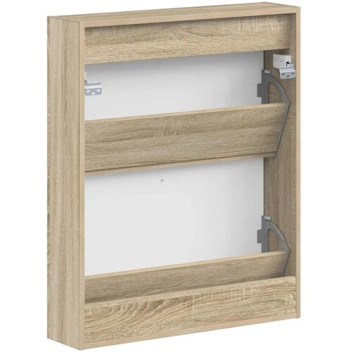  Ormar za cipele na zidu ZWOLLE 71 x 17 x 86 cm Hrast sonoma - Hrast sonoma Slike