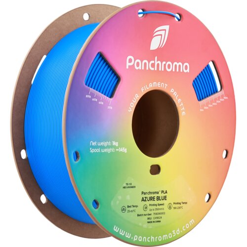 Polymaker Panchroma&amp;trade; PLA Azure Blue - 1,75 mm / 1000 g Slike