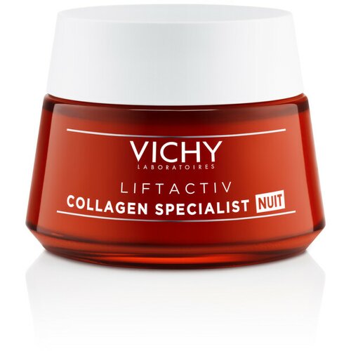 Vichy liftactiv collagen specialist noćna nega za čvrstinu kože, 50 ml Slike