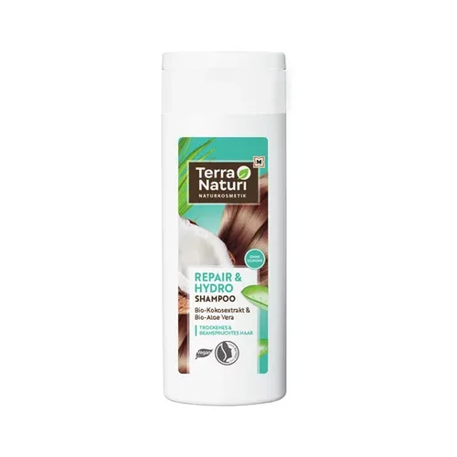 Terra Naturi Šampon REPAIR & HYDRO izvleček bio kokos & bio aloe vera - 50 ml