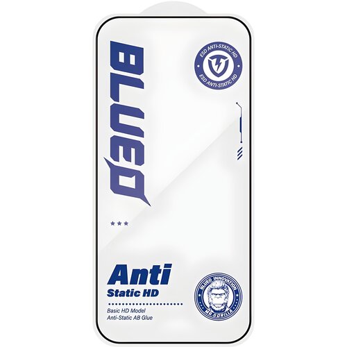 Blueo Anti-Static kaljeno staklo za Apple iPhone 16 Pro/iPhone 17/iPhone 17 Pro - Crna Cene