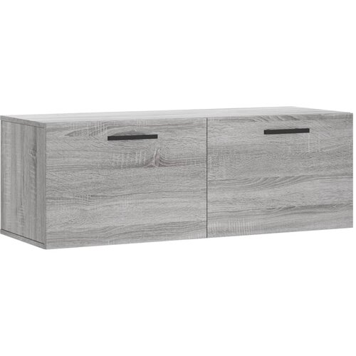 Maison Chic Stenska omarica - Zidna omarica siva sonoma 100x36,5x35 cm inženirski les iu1172, (22062835) Cene