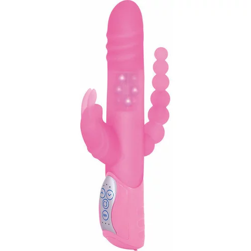Penthouse Sevencreations E Rabbit Triple Play - Pink Triple Stimulation Vibrator, (21238996)