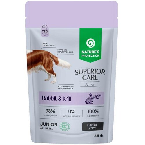 Nature&amp;#039;s Protection Vlažna hrana za pse, Losos, 85 g Slike