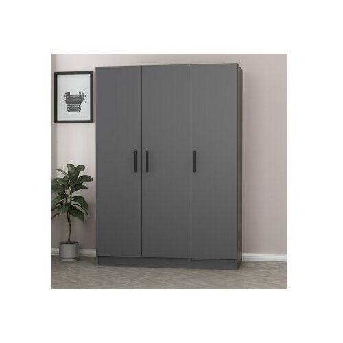 Woody Fashion Ormar Kale 135x190x52cm Antracit Slike