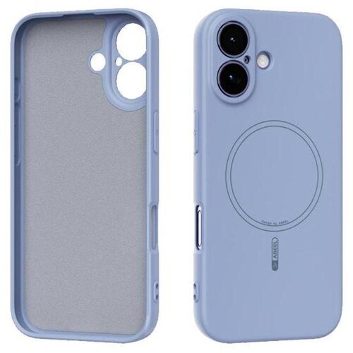 Chameleon Gumiran magnetni ovitek (TPU Magnetic Pastel) za Apple iPhone 17, svetlo moder Cene