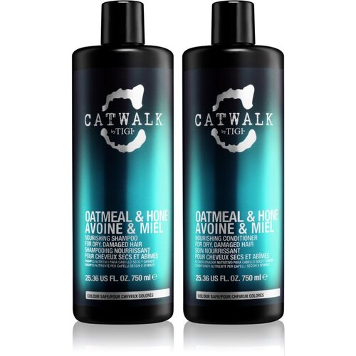 Tigi komplet &amp;scaron;ampon in balzam BED HEAD CATWALK - OATMEAL HONEY 2x750 ml Slike