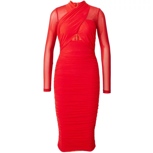 Bardot Koktejl obleka 'BAROL' rdeča