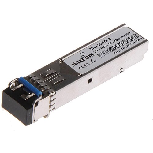 Maxlink 1.25G SFP optički modul,SM, 1310nm, 3km, 2xLC konektor,DDM Cene