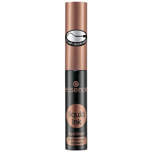 Essence Liquid Waterproof Ink Eyeliner Smeđa