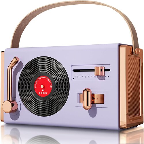 Generic majhen prenosni retro bluetooth zvočnik, srčkan retro brezžični zvočnik, (21124618) Cene