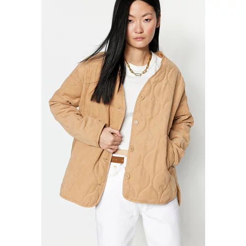 Trendyol Winter Jacket - Brown - Bomber jackets