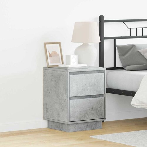  Noćni ormar s ladicama 2 pcs Betonski sivi 39 x 34,5 x 50 cm Cene