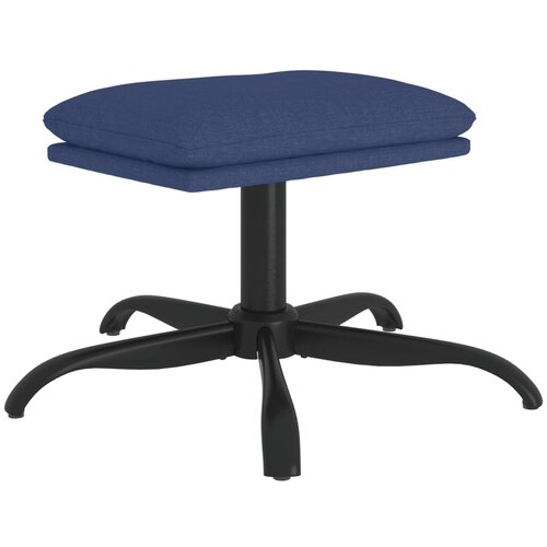vidaXL Stolček za noge moder 60x60x36 cm blago, (20772380) Cene
