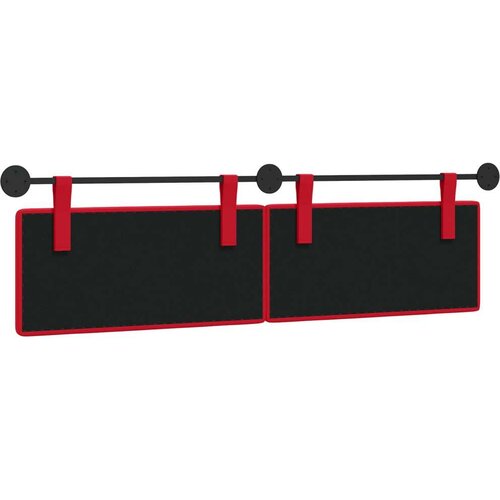  Držeće uzglavlje Zidne Lažna koža - Crvena 160 cm bez LED Slike