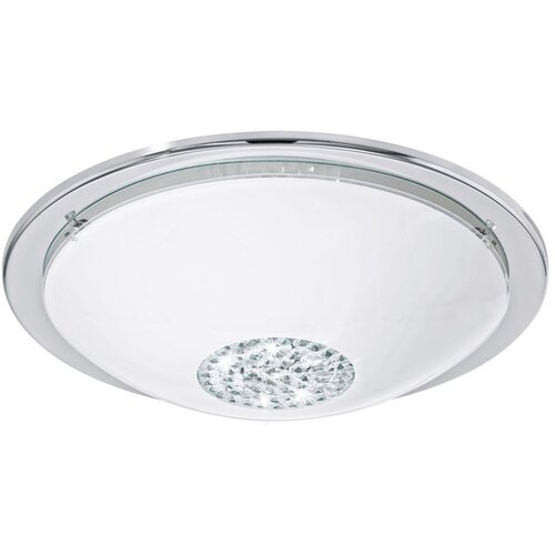 Eglo Giolina plafonjera/1, led, 16w, 1500lm, krom/bijela-kristali Cene