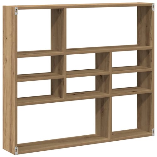 Zidna polica Artisan hrast 90x16x78 cm izrađeno drvo Slike