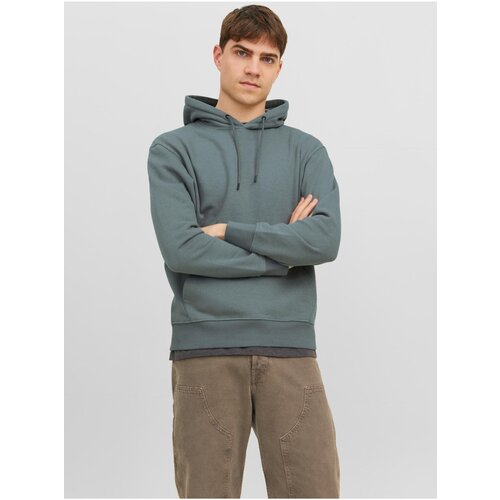 Jack & Jones Grey Men's Star Hoodie - Men's Slike