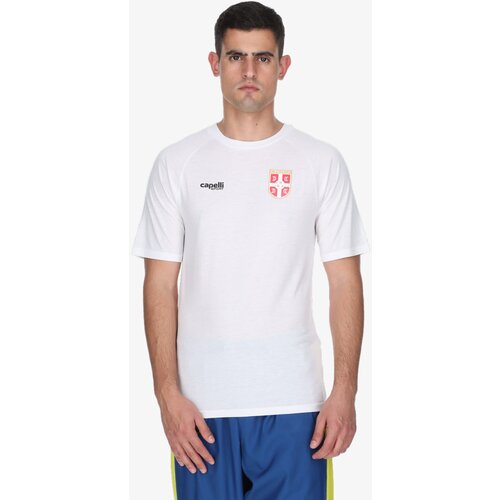 CAPELLI SPORT Majica Basics Tee with Sleeve Logo Cene