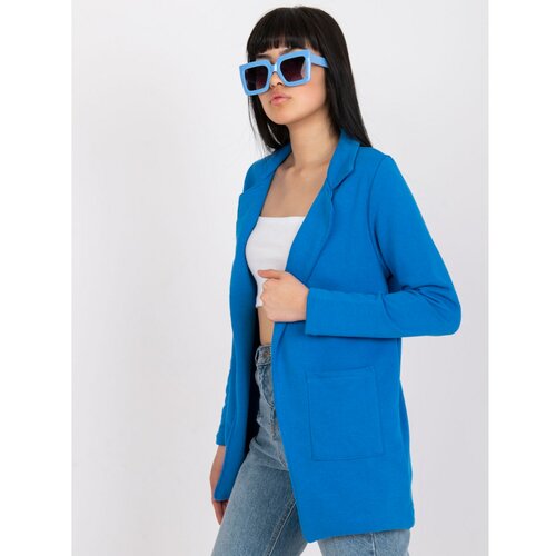 Fashion Hunters Dark blue women's sports jacket from RUE PARIS Slike