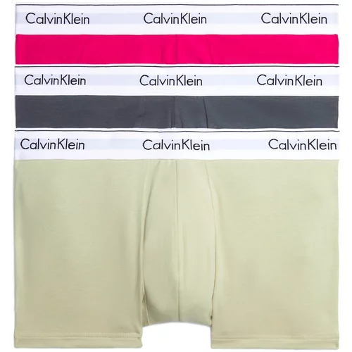 Calvin Klein Underwear Boksarice zelena / rdeča / črna / bela