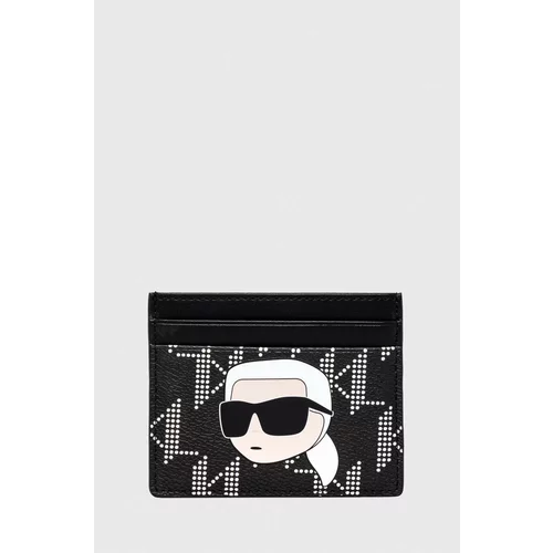 Karl Lagerfeld Etui za kartice črna barva