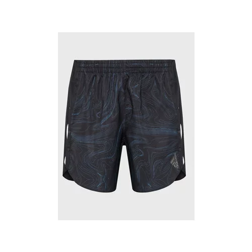 Adidas Športne kratke hlače Designed For Running For The Oceans HM1213 Črna Regular Fit