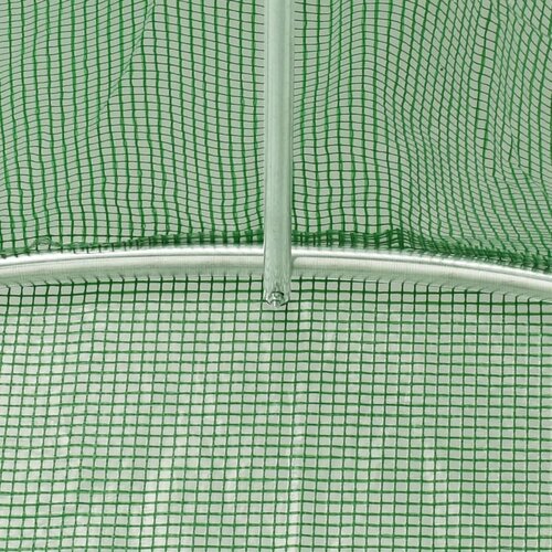  Staklenik s čeličnim okvirom zeleni 50 m&amp;sup2; 10 x 5 x 2,3 m Slike