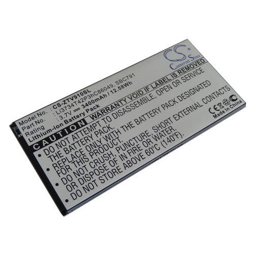 VHBW Baterija za ZTE T9 / V9, 3400 mAh Slike
