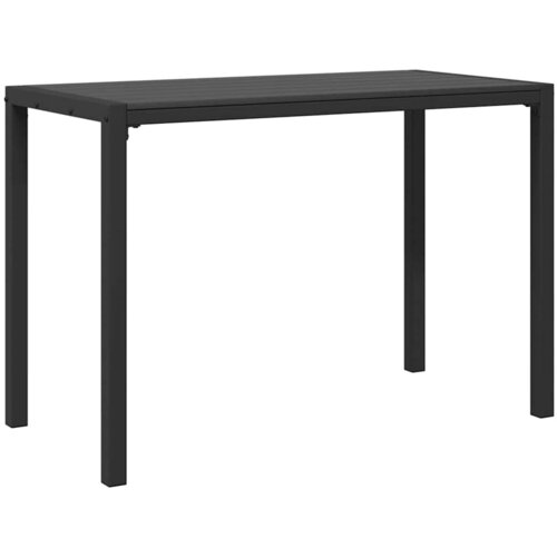  Vrtni set za objed 3 kom. Antracit Čelik 110 x 56 x 75cm Slike