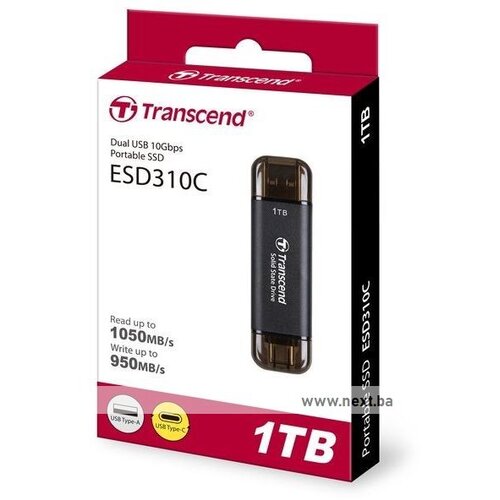 Eksterni SSD 1TB Transcend ESD310C DUAL USB C i A Cijene