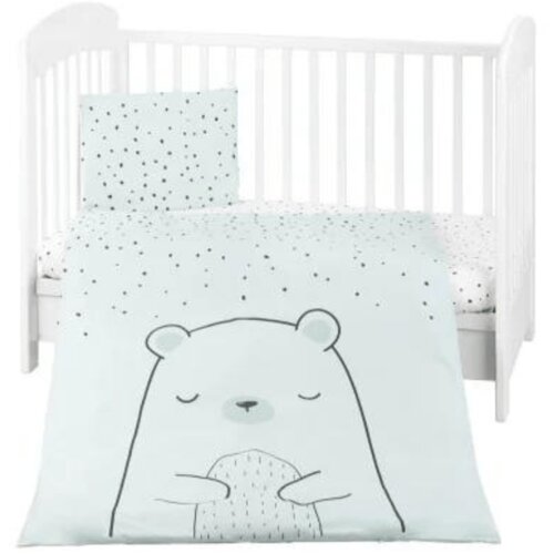 Kikka Boo posteljina navlaka 3 pcs Bear with Me mint ( KKB30144 ) Cene