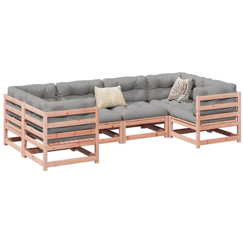 vidaXL 6-dijelni set vrtnih sofa od masivne&nbsp;duglazije i jelovine Cijene