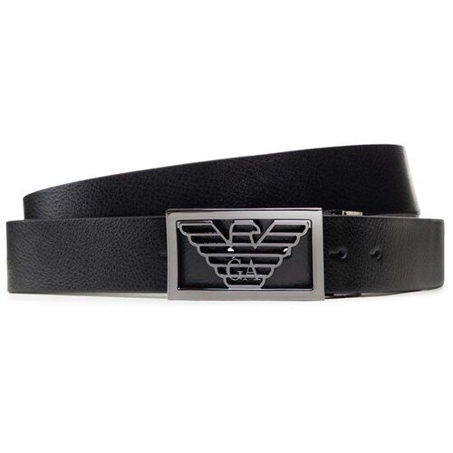 Emporio Armani PLATE BELT REVERSIBLE Crna Cene
